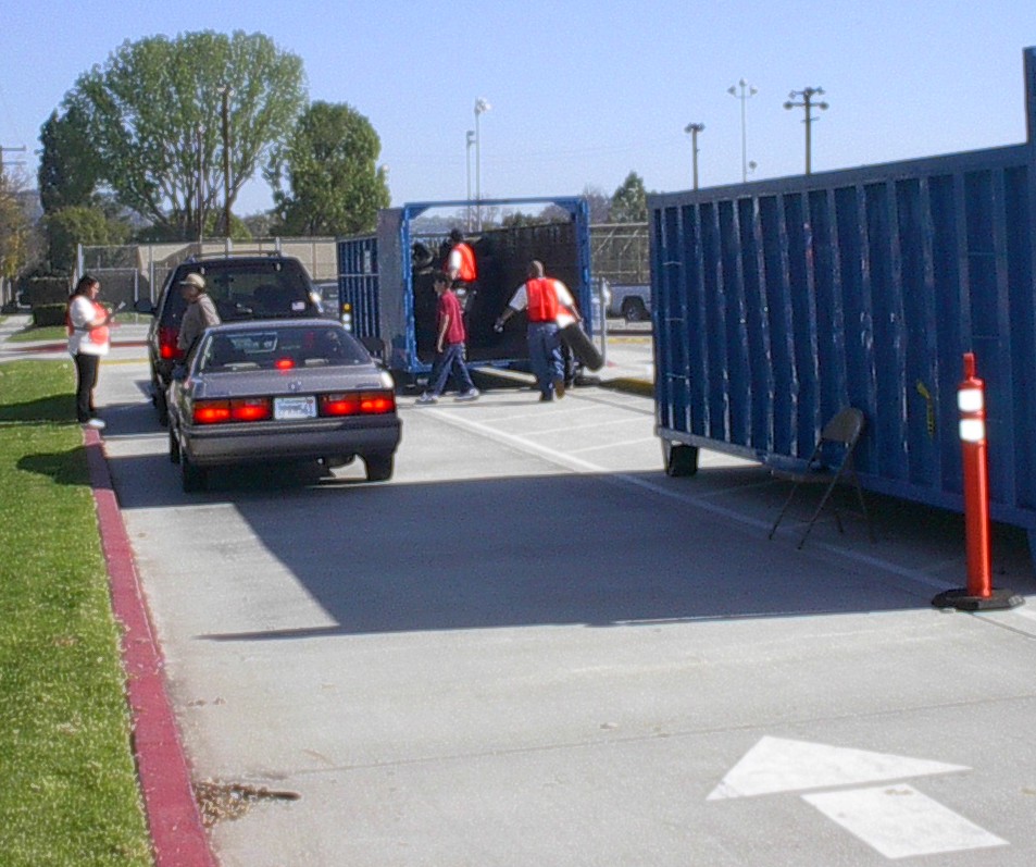 collection bins for tires