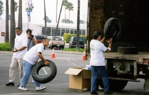 Carting them away