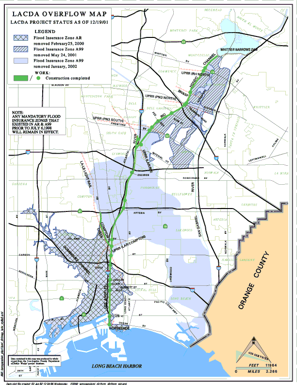 Los Angeles Overflow Map